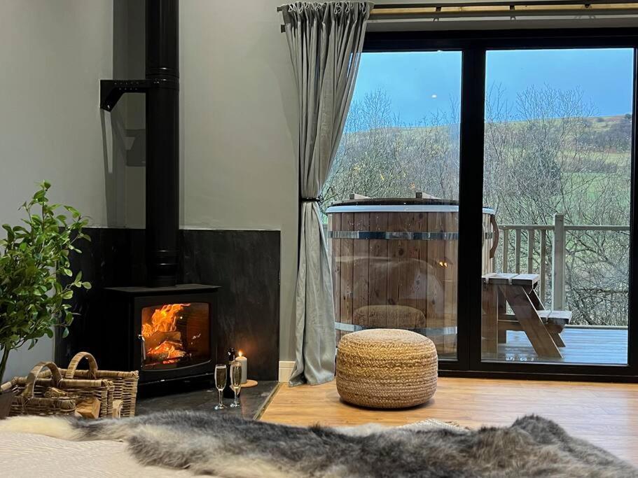 Luxury Lodge In The Treetops Llanbrynmair Εξωτερικό φωτογραφία