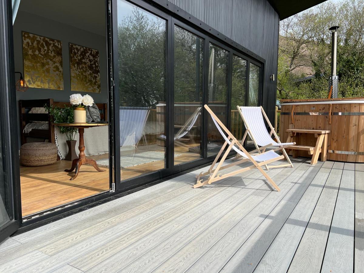 Luxury Lodge In The Treetops Llanbrynmair Εξωτερικό φωτογραφία